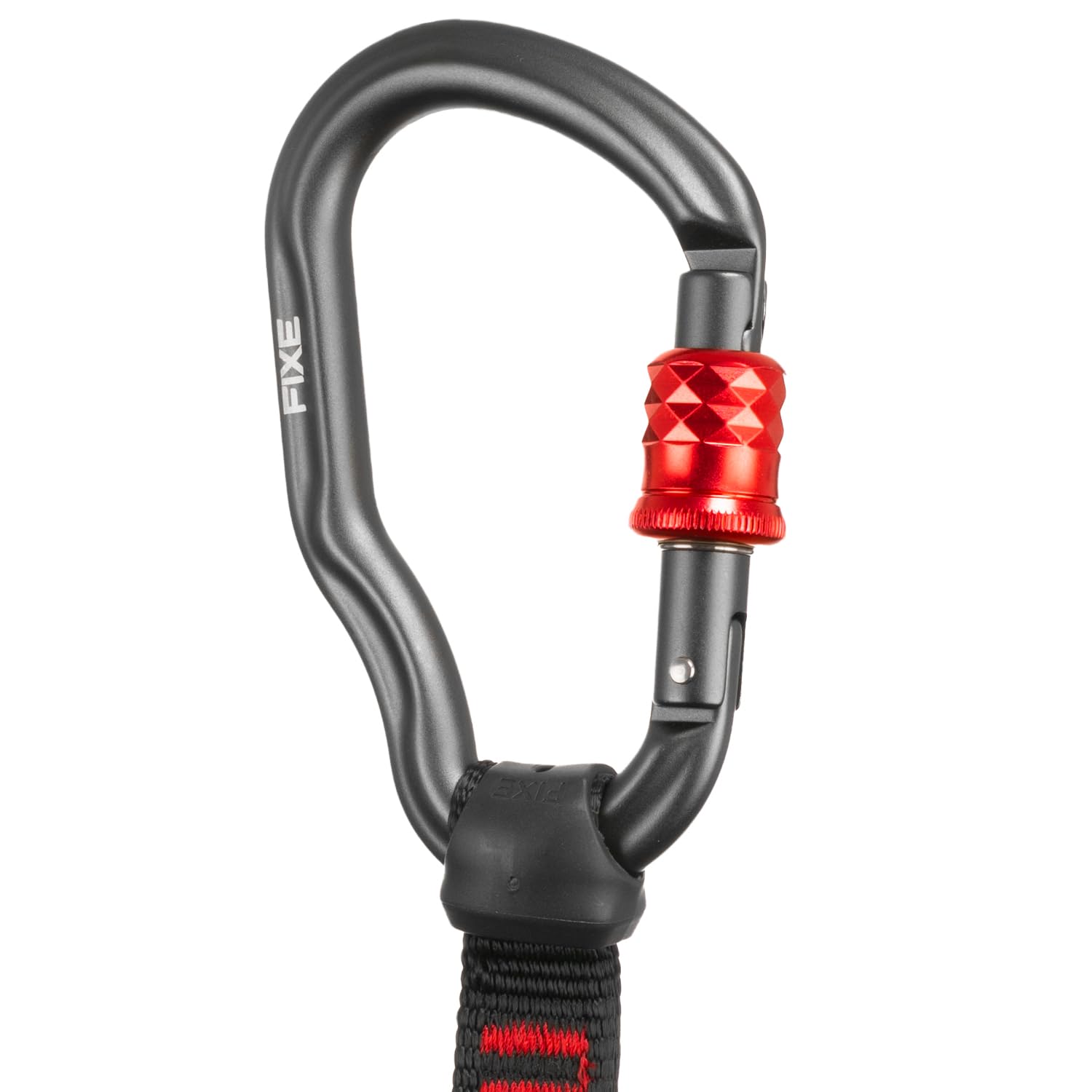 FIXE - Disipador de Vía Ferrata FLAMENC – Anclaje Clásico, Brazos Elásticos con Doble Desbloqueo, HMPE/Poliéster/Aluminio 7075, EN 958:2024 – 500 g