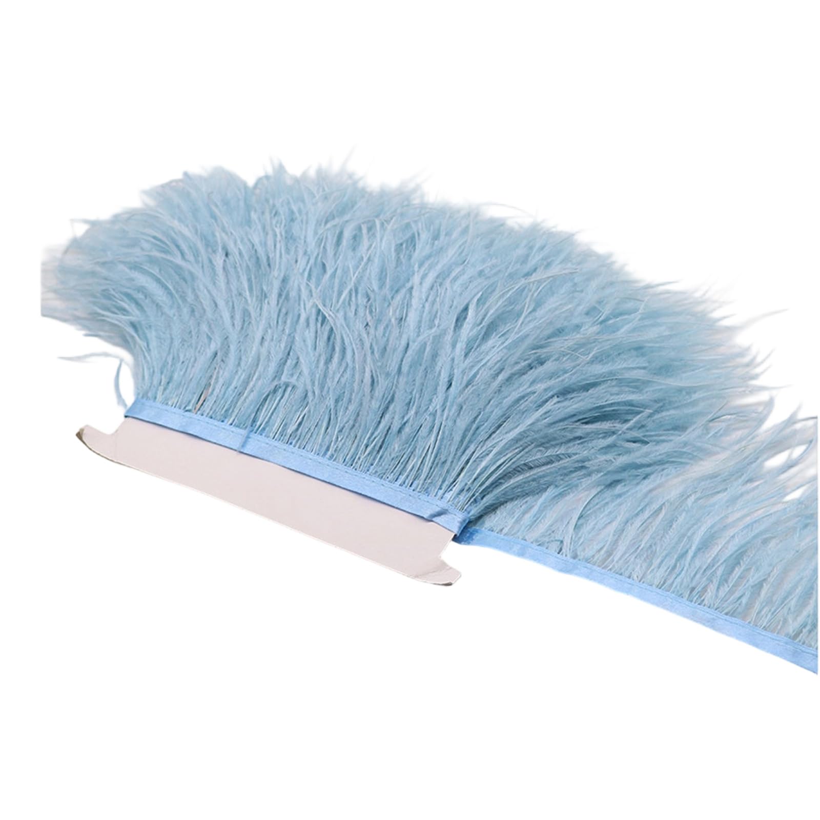 Qusinfc 8 to 10Cm Colorful Ostriches Indumentum Trim Long Tassels Indumentum Ribbon Fringes Trim for and Costume Accessories