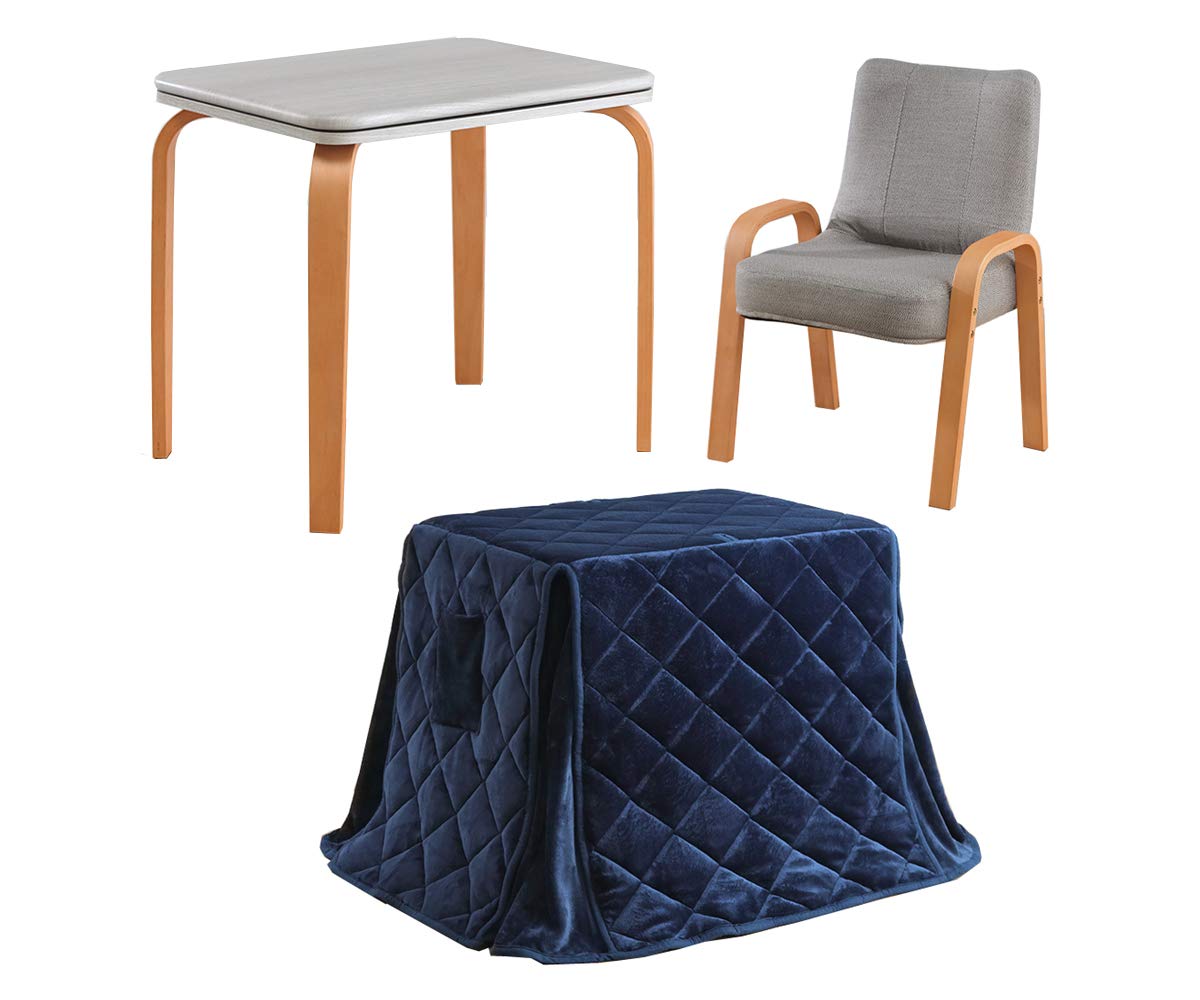 Amazon | ローテーブルにもなるパーソナルこたつ・いす・こたつ  