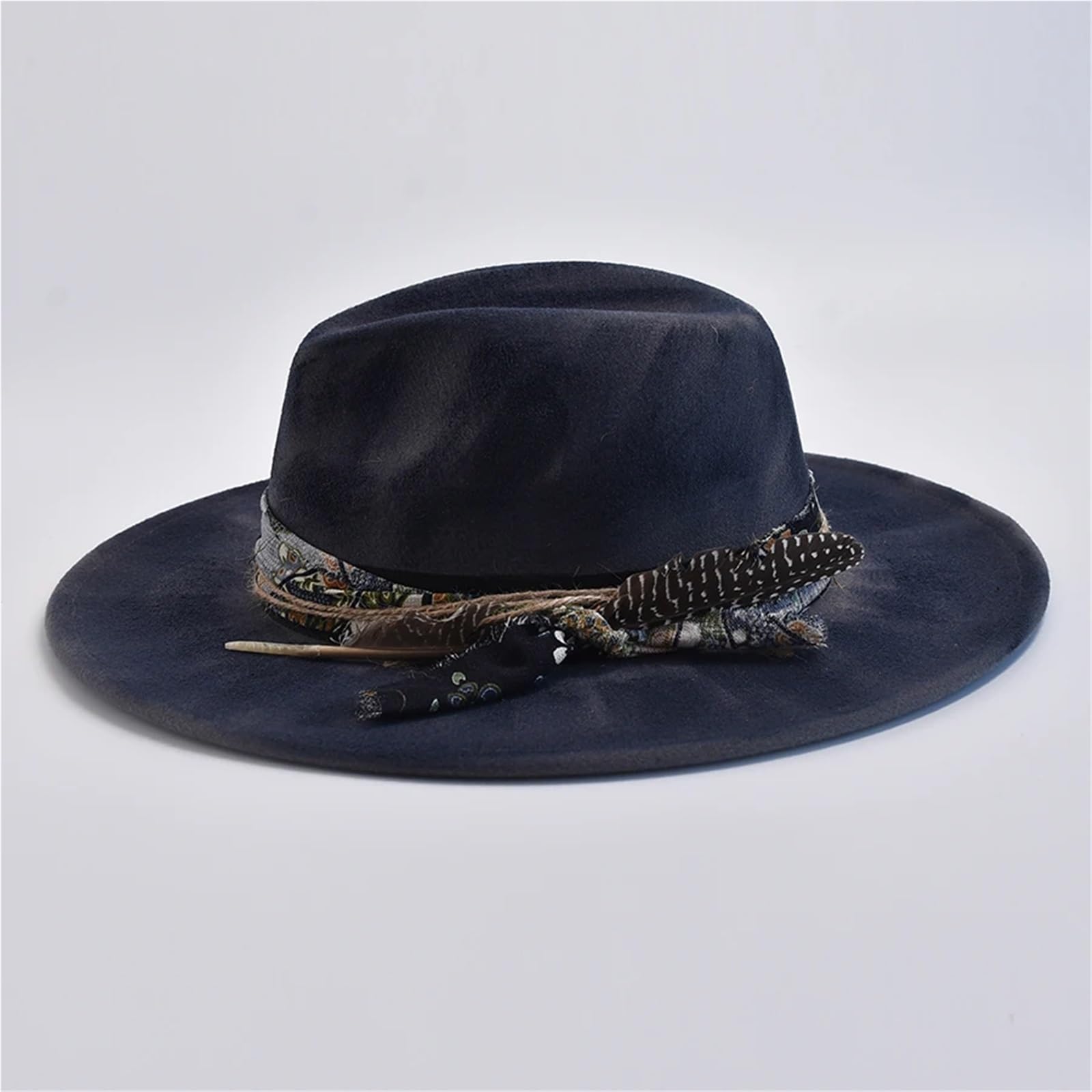 Handgemachter Wollfilz-Fedora-Hut im Vintage-Stil, Jazzhut, Gentleman-Partykleid-Kappe