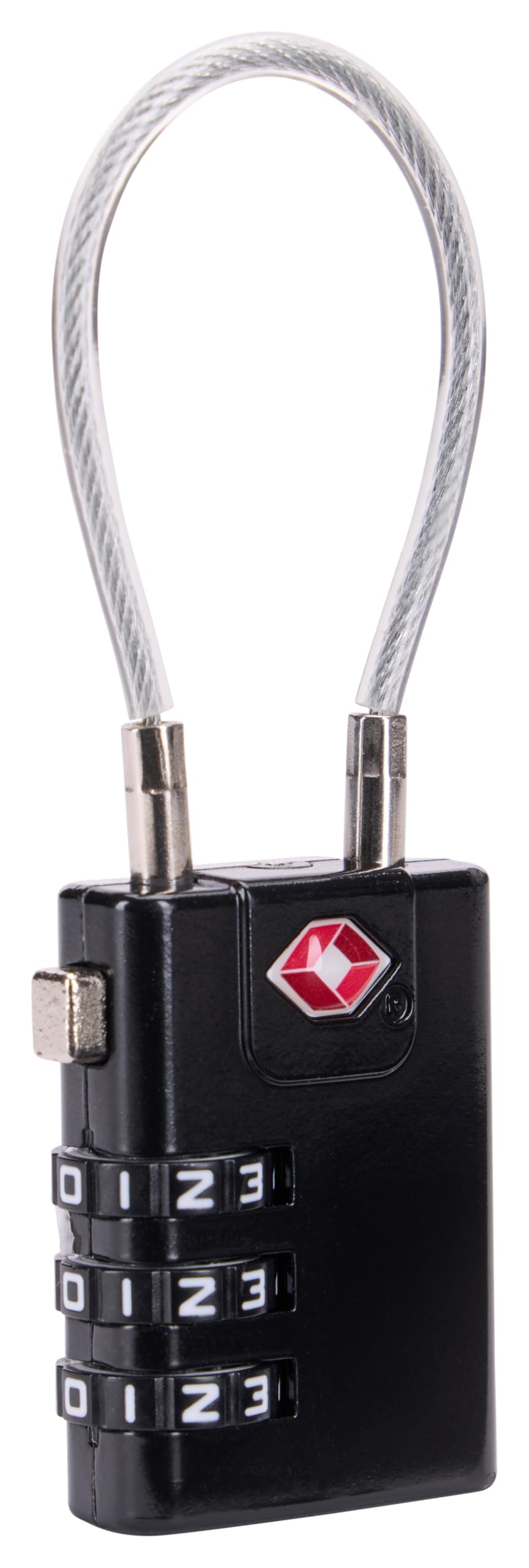 Thule Kabel antykradzieżowy TSA – zamek bagażowy z zamkiem błyskawicznym – zgodny z TSA zamek do bagażu i toreb