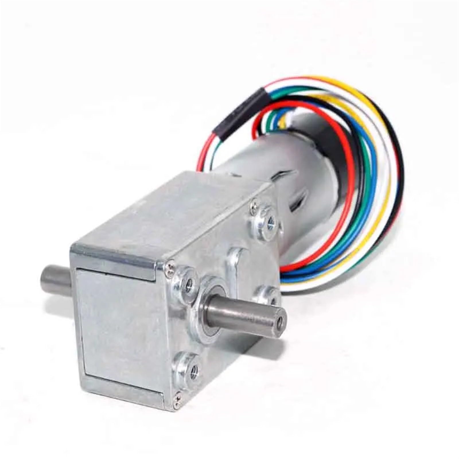 Moteur à engrenage à vis sans fin JGY370 double arbre 12V 92R