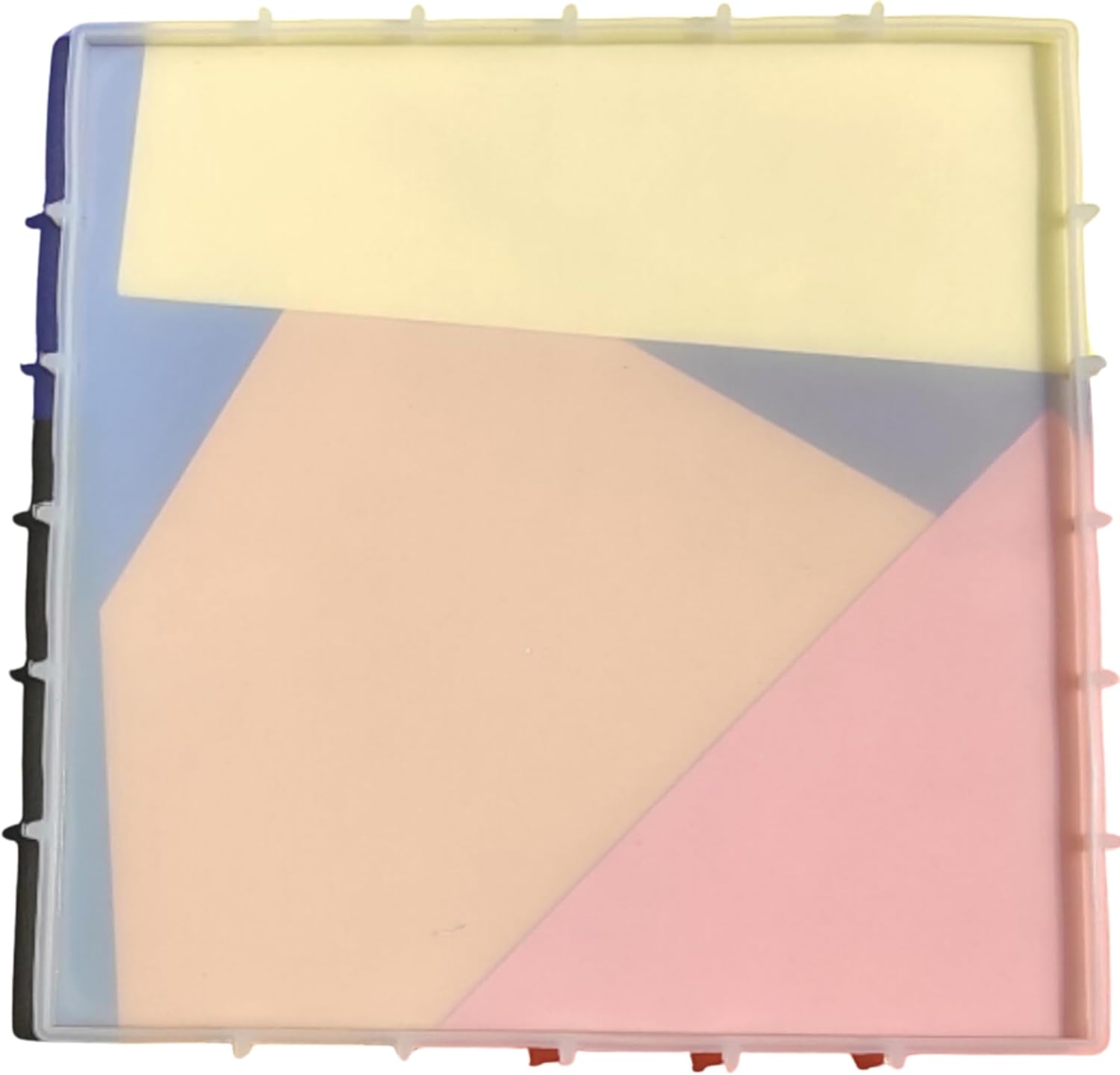 Square Shape Epoxy Mold DIY Resin Casting Square Base Coaster Silicone Mold, Large Tray Mould Tray (12 X 12 INCHES)