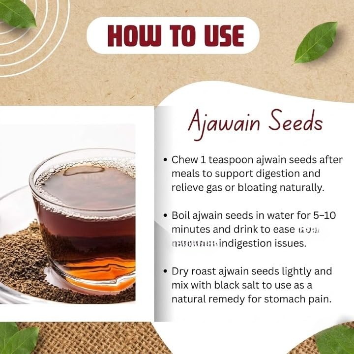 Ajwain Moti - Carom Seed - 100 Gr