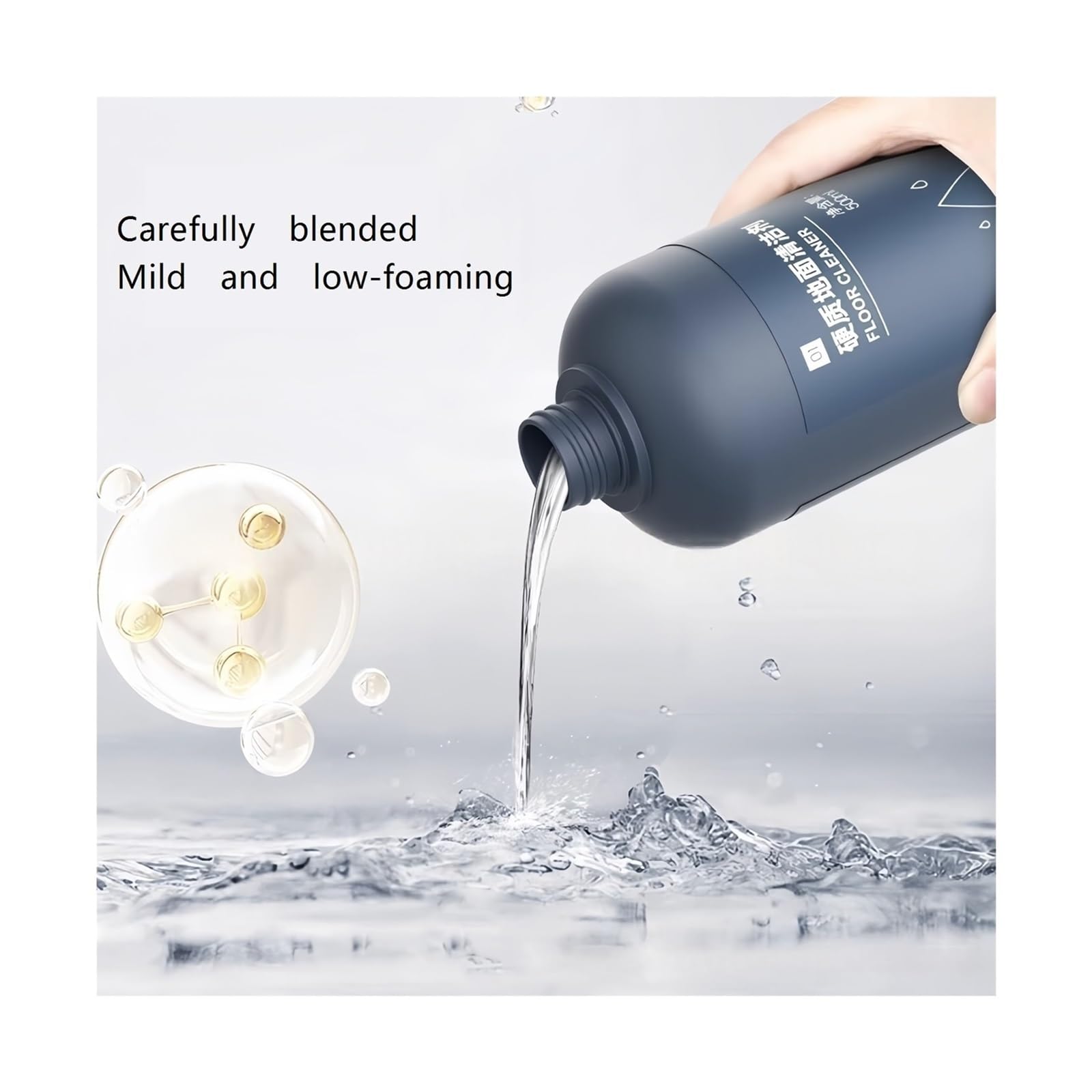 Detergente concentrato for pavimenti duri da 500 ml, formula senza aloni e ad asciugatura rapida, compatibile con la lavasciuga pavimenti Dyson Washg1, delicato su piastrelle e superfici in legno.