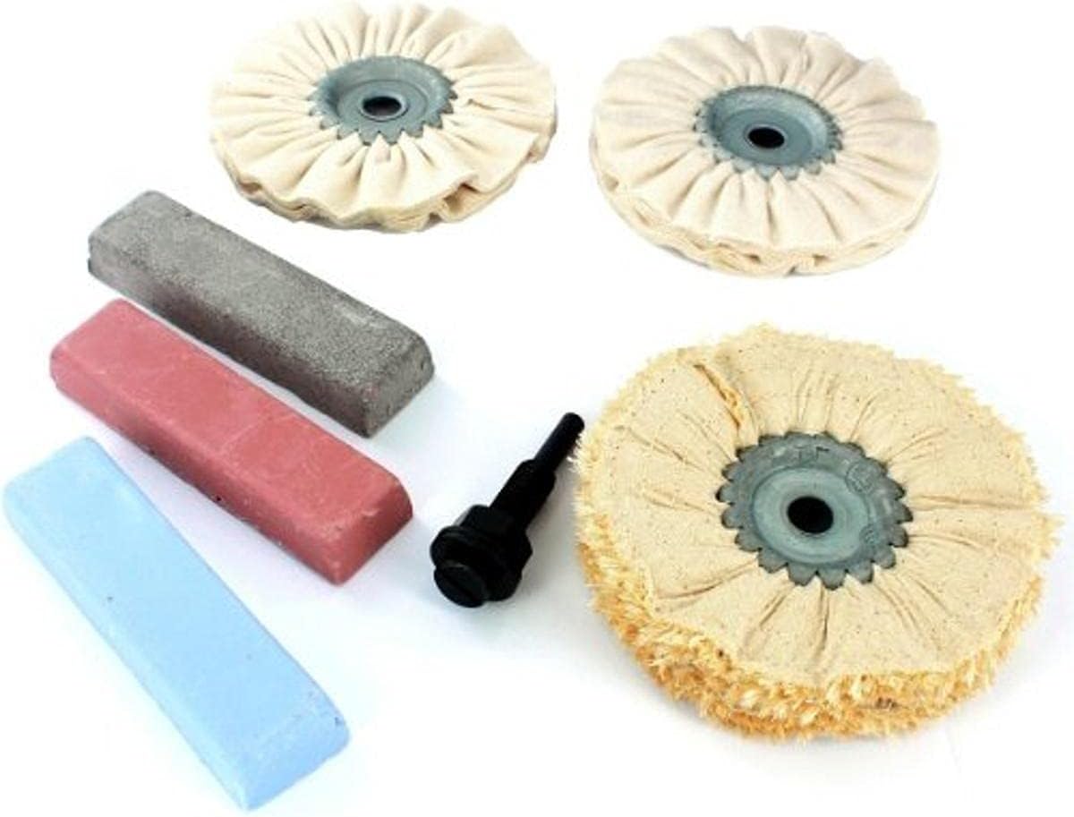 Policraft PC1002/AU Steel and Stainless Steel Automotive Polishing Kit