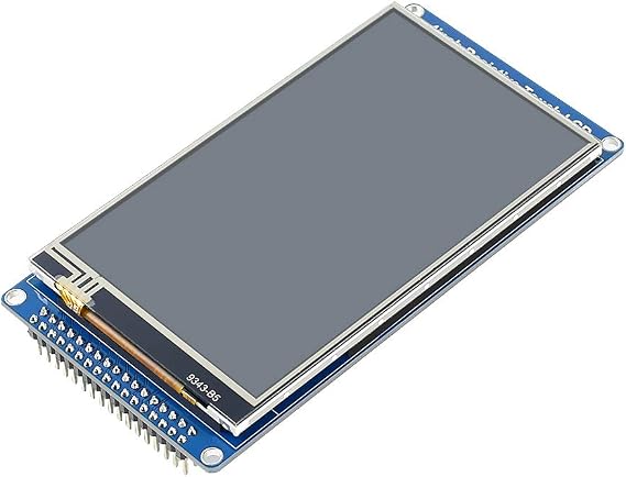 Waveshare 4inch 480800 Pixels IPS LCD with Resistive Touch Screen 8080 Parallel Interface for LCD Communication and Supports Host Controllers Such as STM32.