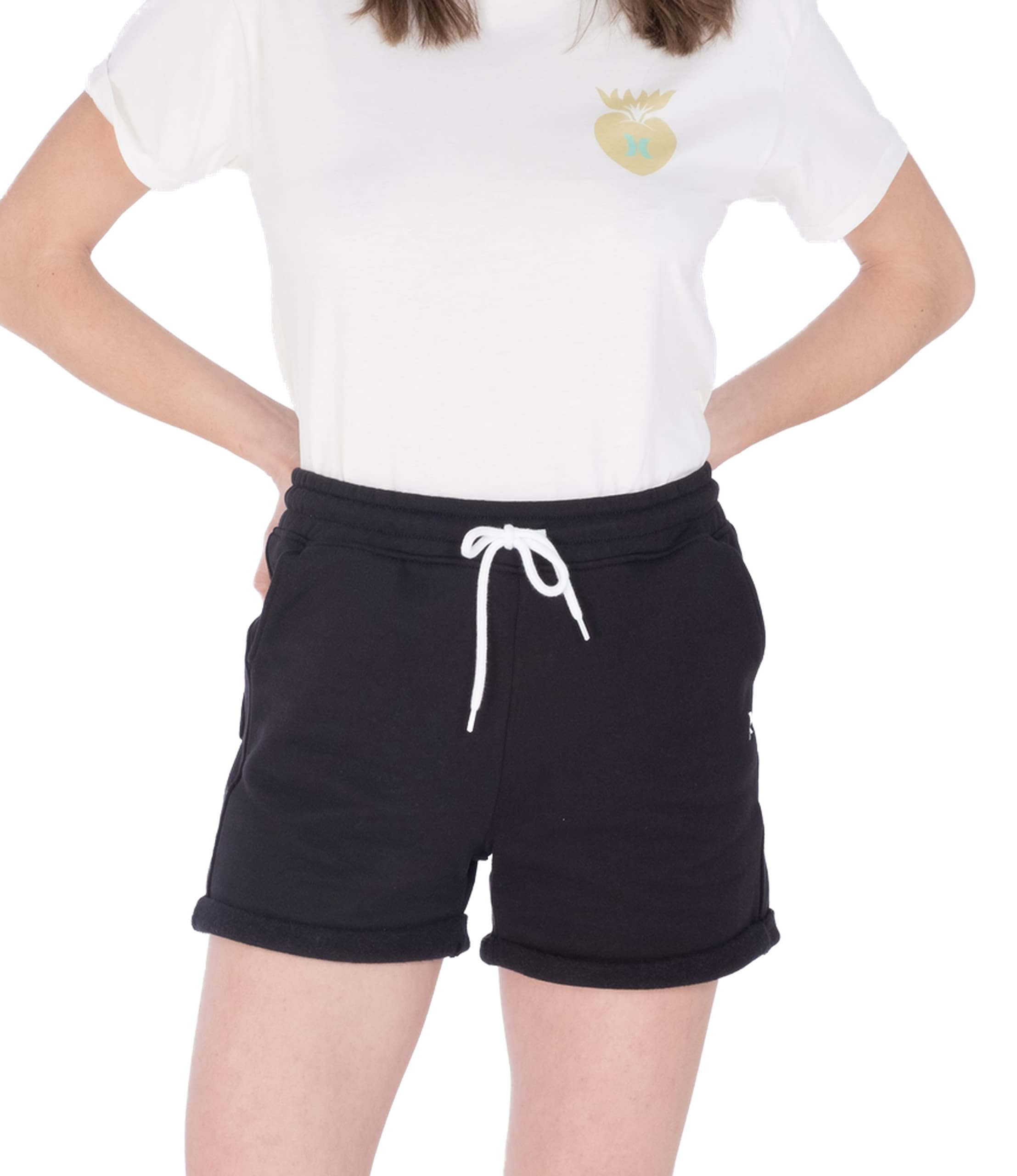 Fleece Shorts Womens - Oceancare Script