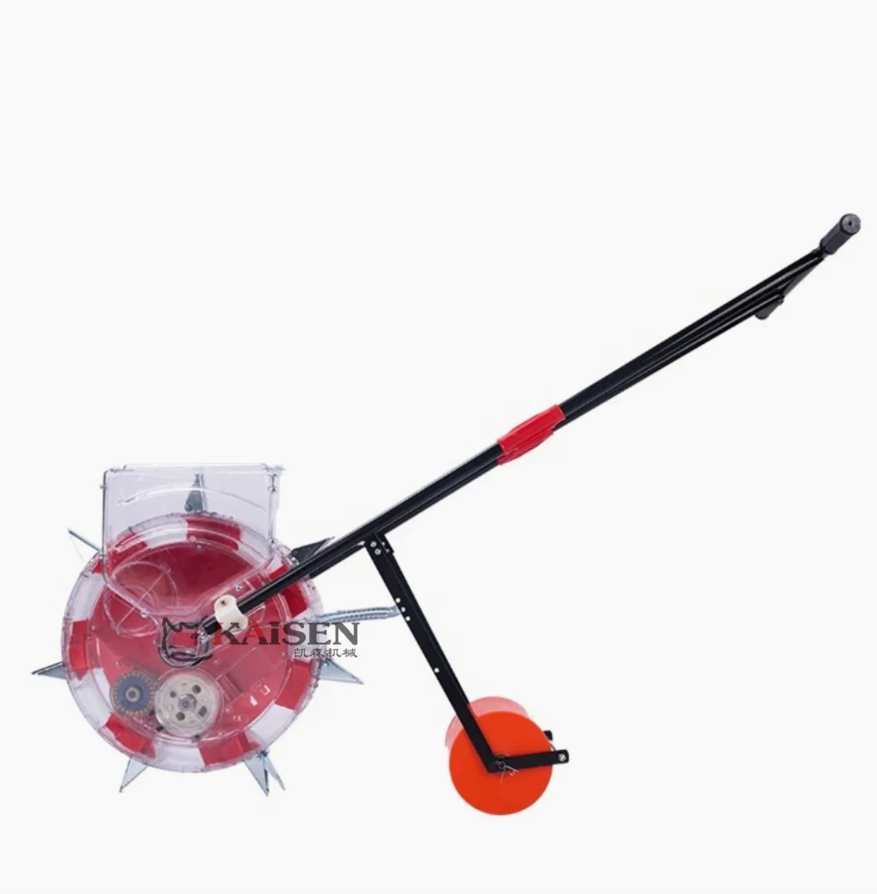 Jai kisan Simplify Farming Hand Operated Agricultural Manual Seeder, 12 Teeth Seed Planter, Single Row Type Roller Plant Seeder, Seeding Machine Suitable for Multiple Agriculture Seeds-image-48