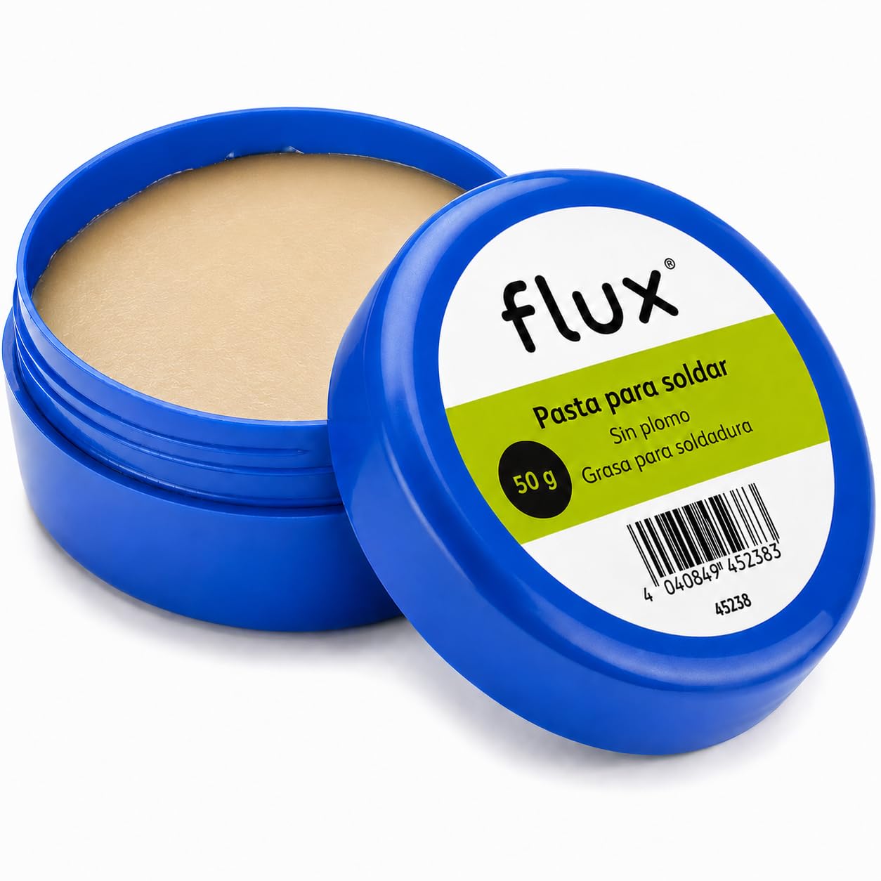 CABLEPELADO Flux de Soldadura, Pasta de soldar, Soldadura en Pasta, Solder paste, Pasta de Estaño, Respetuoso del Medio Ambiente, 50 gramos
