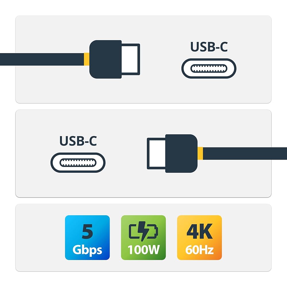 Amazon.co.jp: StarTech.com 2m USB-C - USB-C ケーブル/USB
