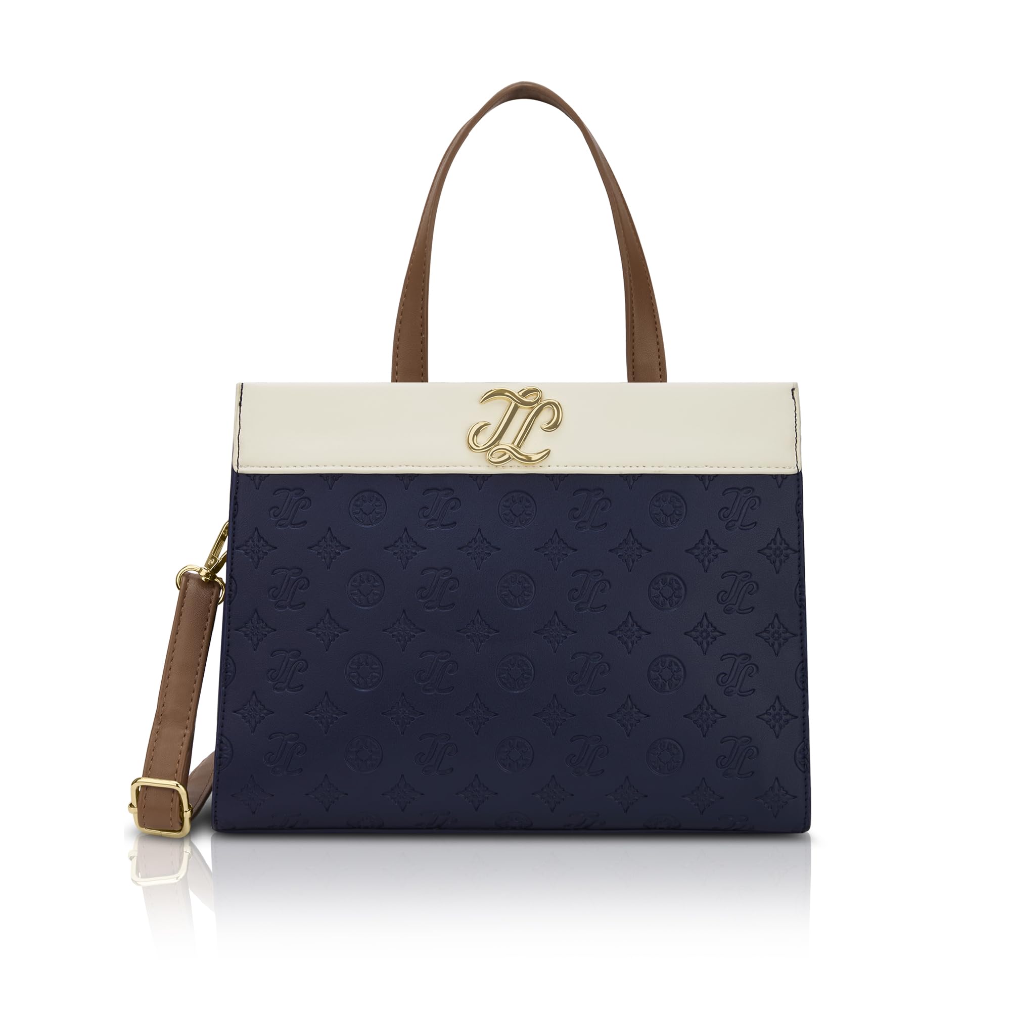lavie signature Women's Colourblock Marfa Satchel Bag | Satchel Handbag for Work | Ladies purse | Stylish Shoulder Bag | Gift for Women-picture-25