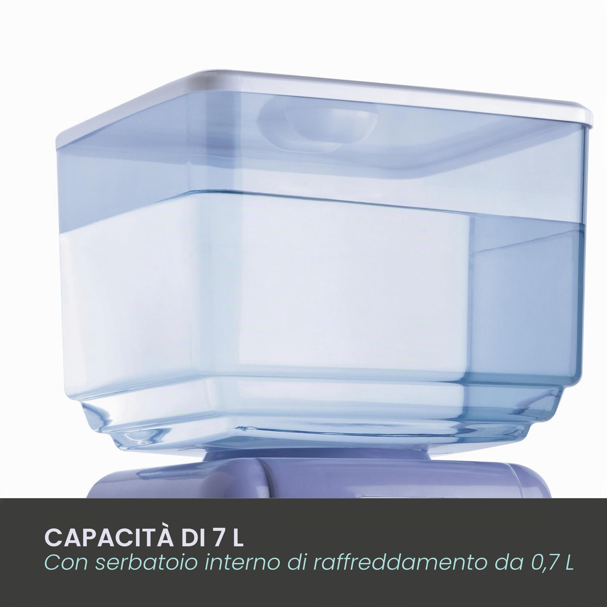 Jocca, Distributore Acqua Elettrico 7L, Display Digitale, Sistema di Raffreddamento