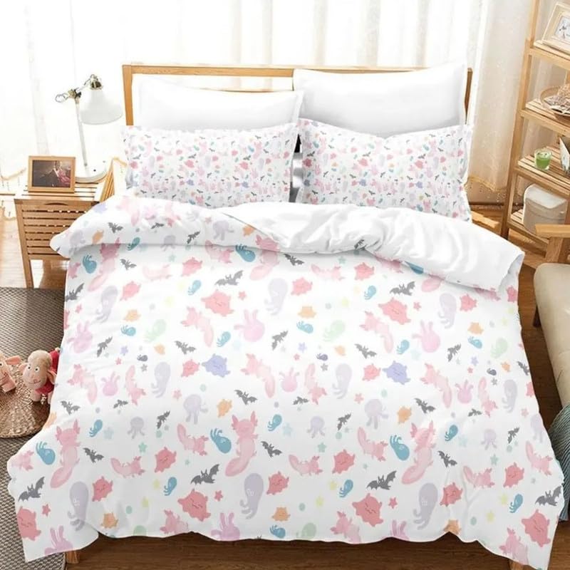 Housse de couette 140x200 hypoallergénique en microfibre pour un sommeil sain sans irritation