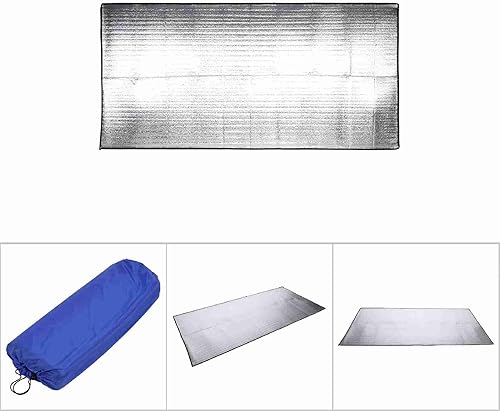Miniatura 4 de 3 tipos de manta de papel de aluminio, para acampar al aire libre, colchoneta para dormir, colchón de aluminio a prueba de humedad, almohadilla de