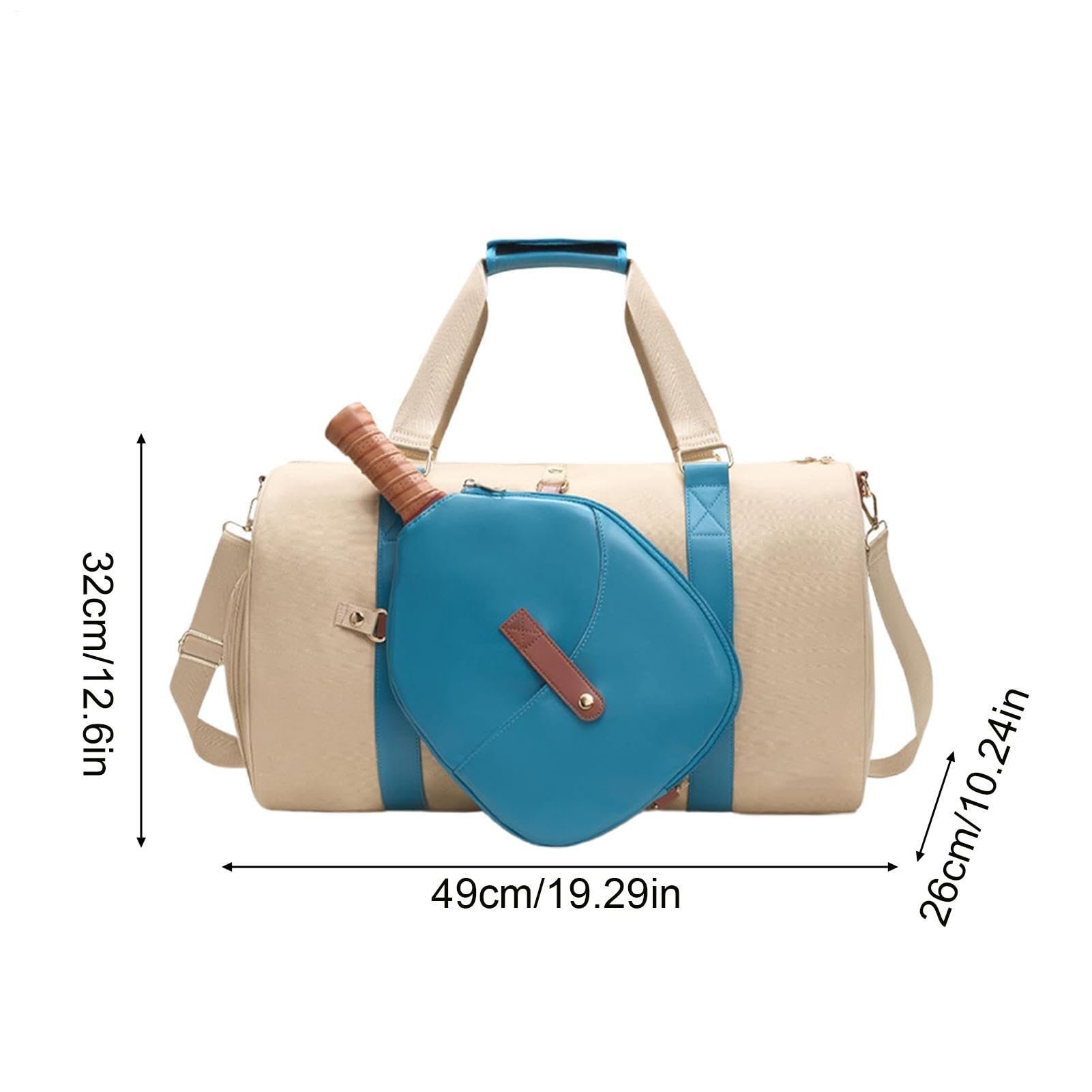 Borsa Tennis con Copriracchetta e Tracolla Regolabile da Donna e Uomo