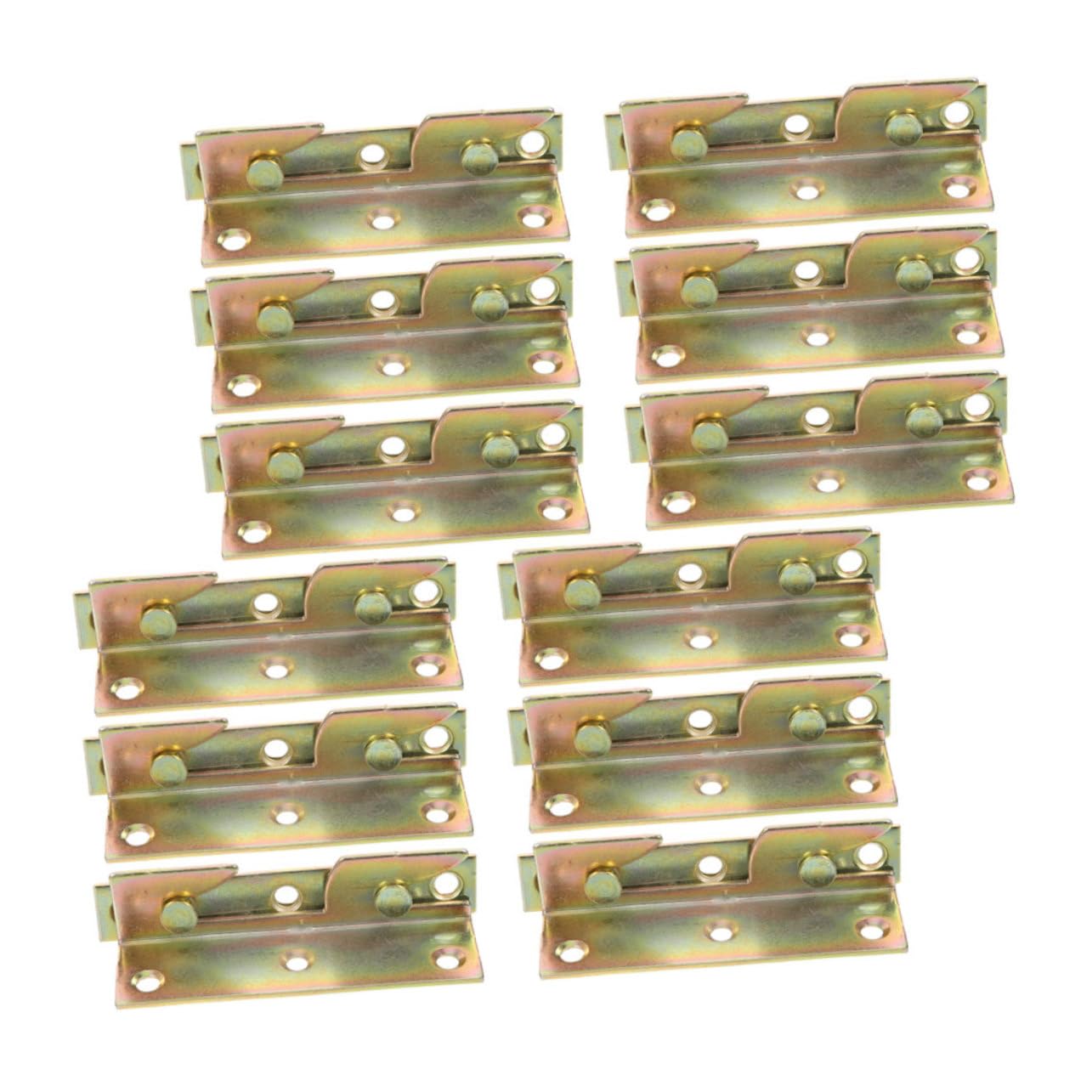Supports de fixation robustes et faciles à installer pour rails de meubles, pack de 12