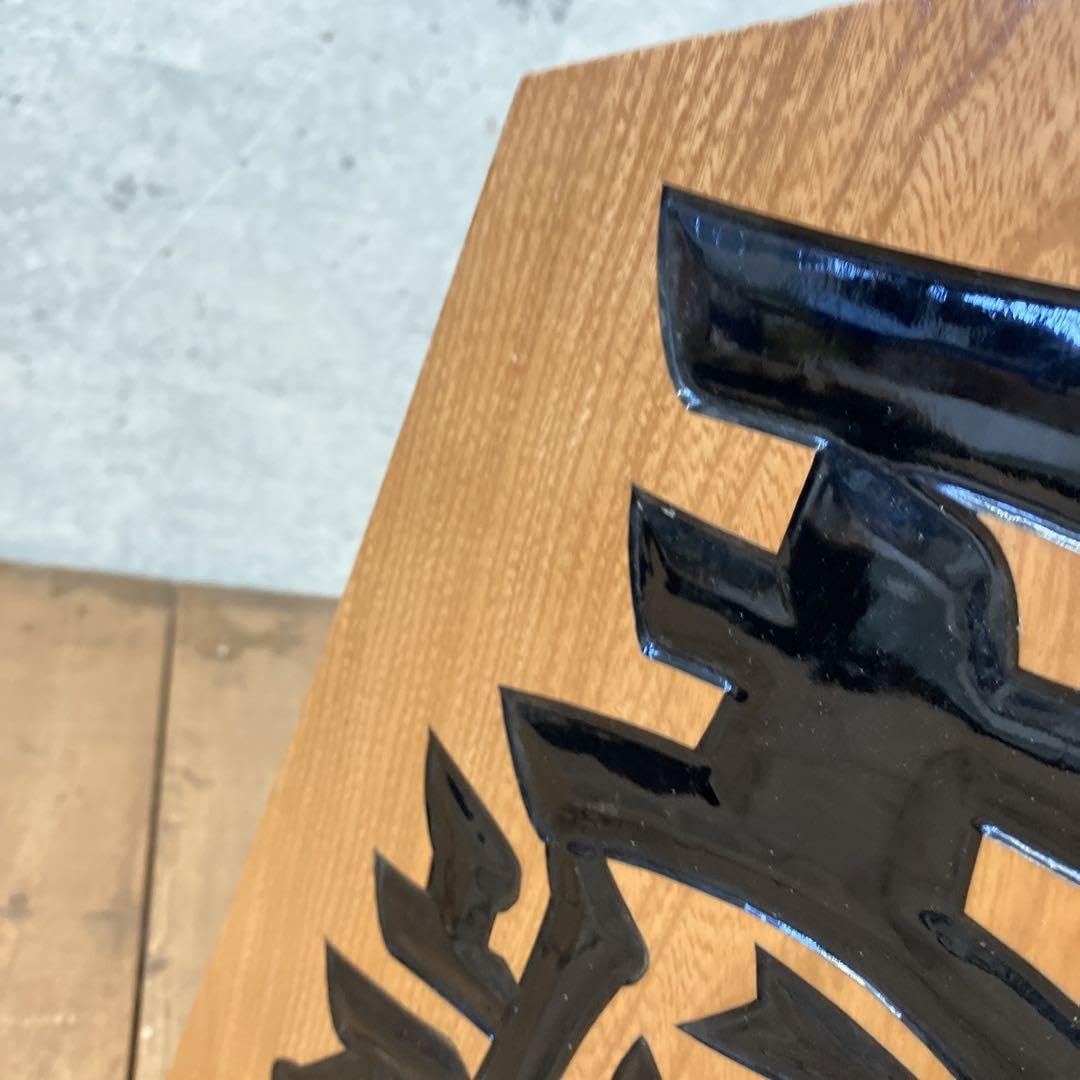 Amazon.co.jp: レトロ 木製 王将 王山 将棋の駒 置物 オブジェ