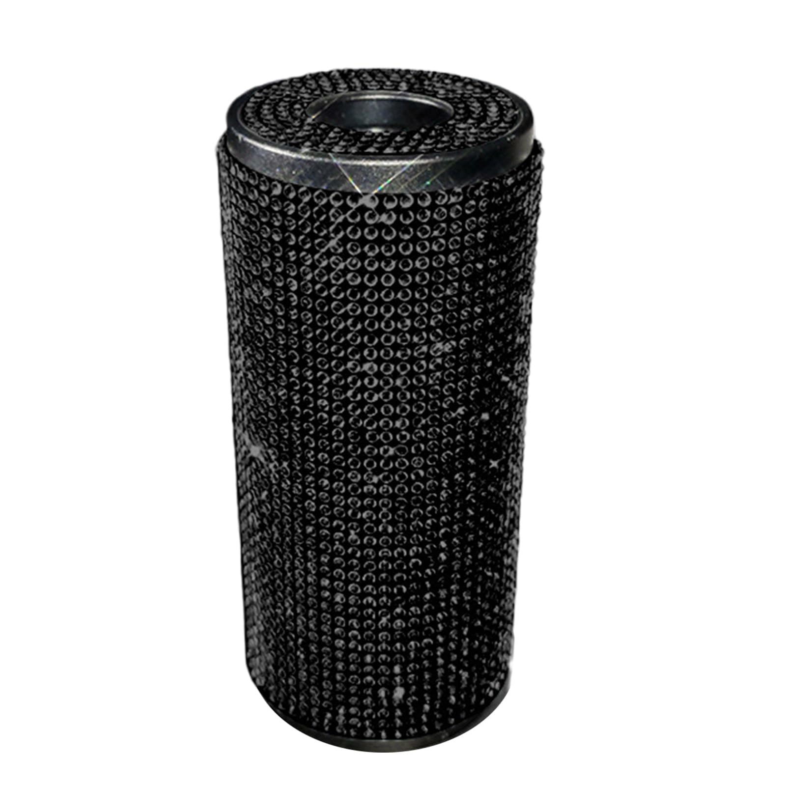 Luxurious Rhinestones Car Tissue Container Napkins Box Fashion Auto Napkins Holder Paper Storage Box for Commuting & Tra Car Interior Decors