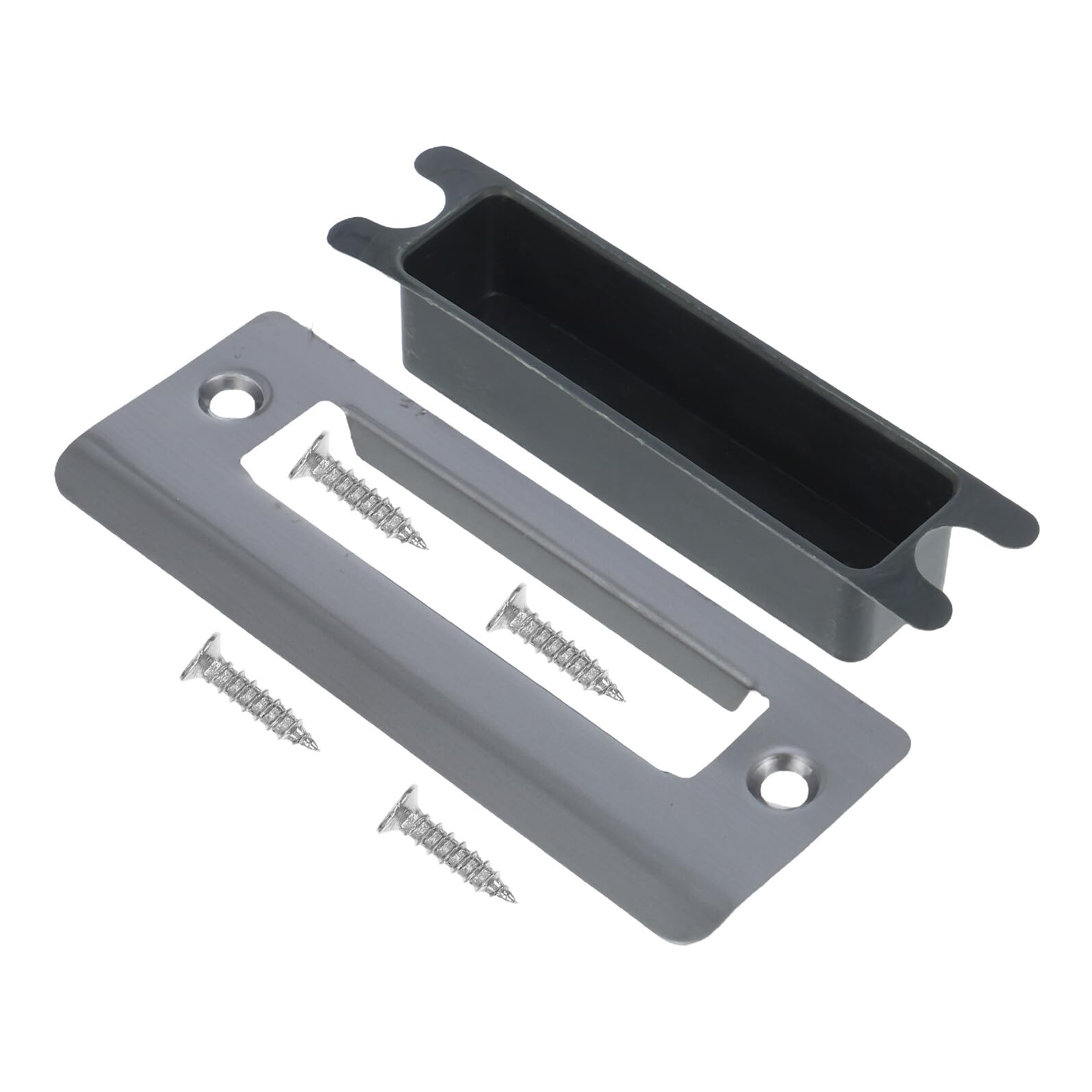 SEWACC Rallonge de Gâche de Porte en Acier Inoxydable 1 Set pour Entretien des Portes en Bois, Maintien de L'étanchéité et Prévention des Infiltrations