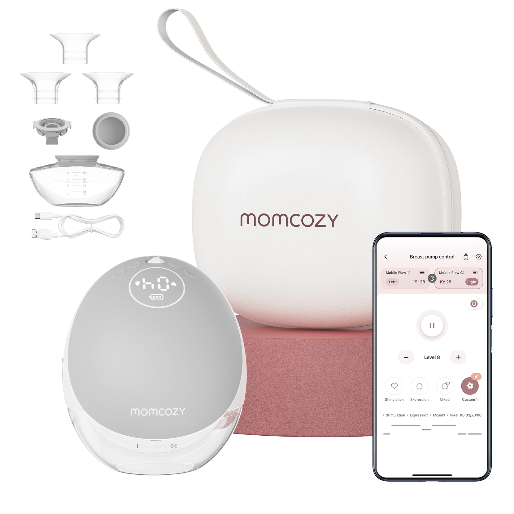 Momcozy Freihändige Milchpumpe 9