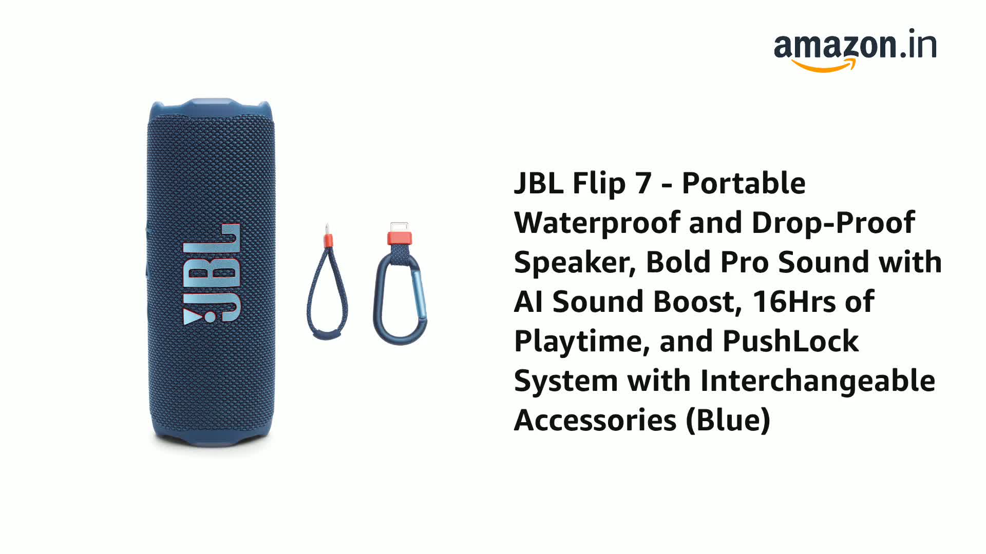 スピーカー・ウーファー JBL FLIP 7 blue スピーカー・ウーファー JBL FLIP 7 blue JBL Flip 7 Bluetooth