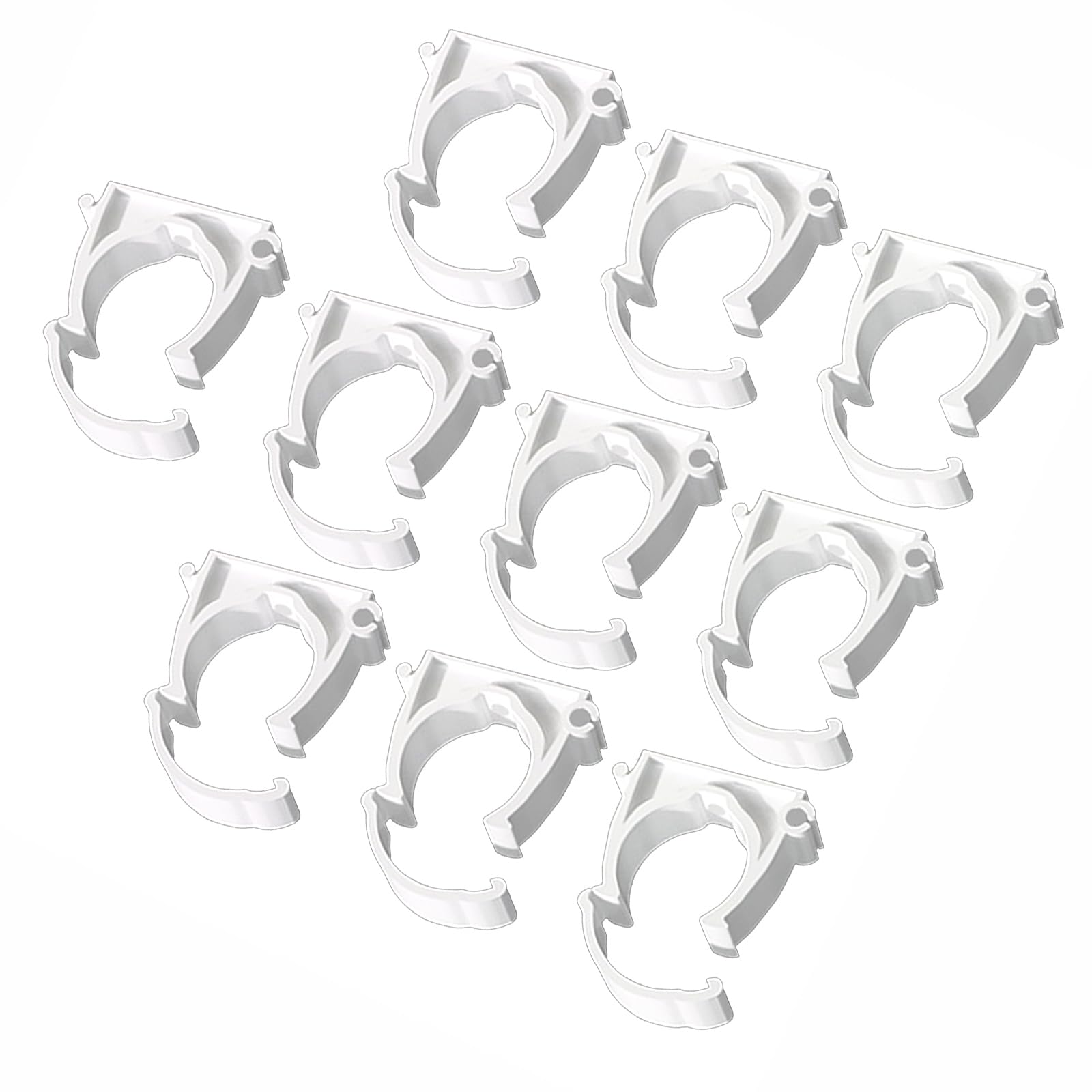 10Pcs Clamps Holder for Water Pipe Tube Fittings Plumbing Clamps for Secure Cable Manage Fastening Clip Hangers Pipe