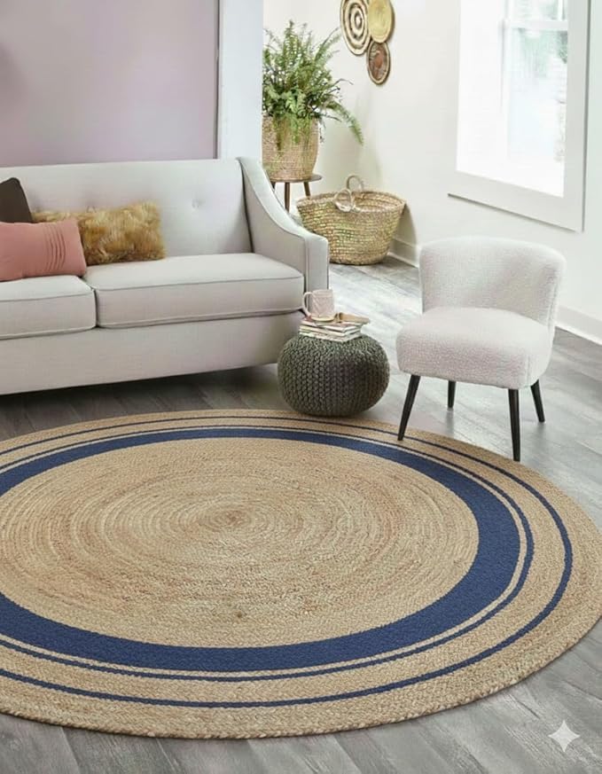 Tapis indien en jute tressé main : l'élégance naturelle d'un savoir-faire unique