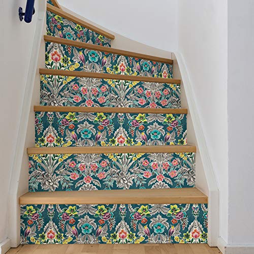 NuWallpaper Summer Love Teal Peel & Stick - Carta