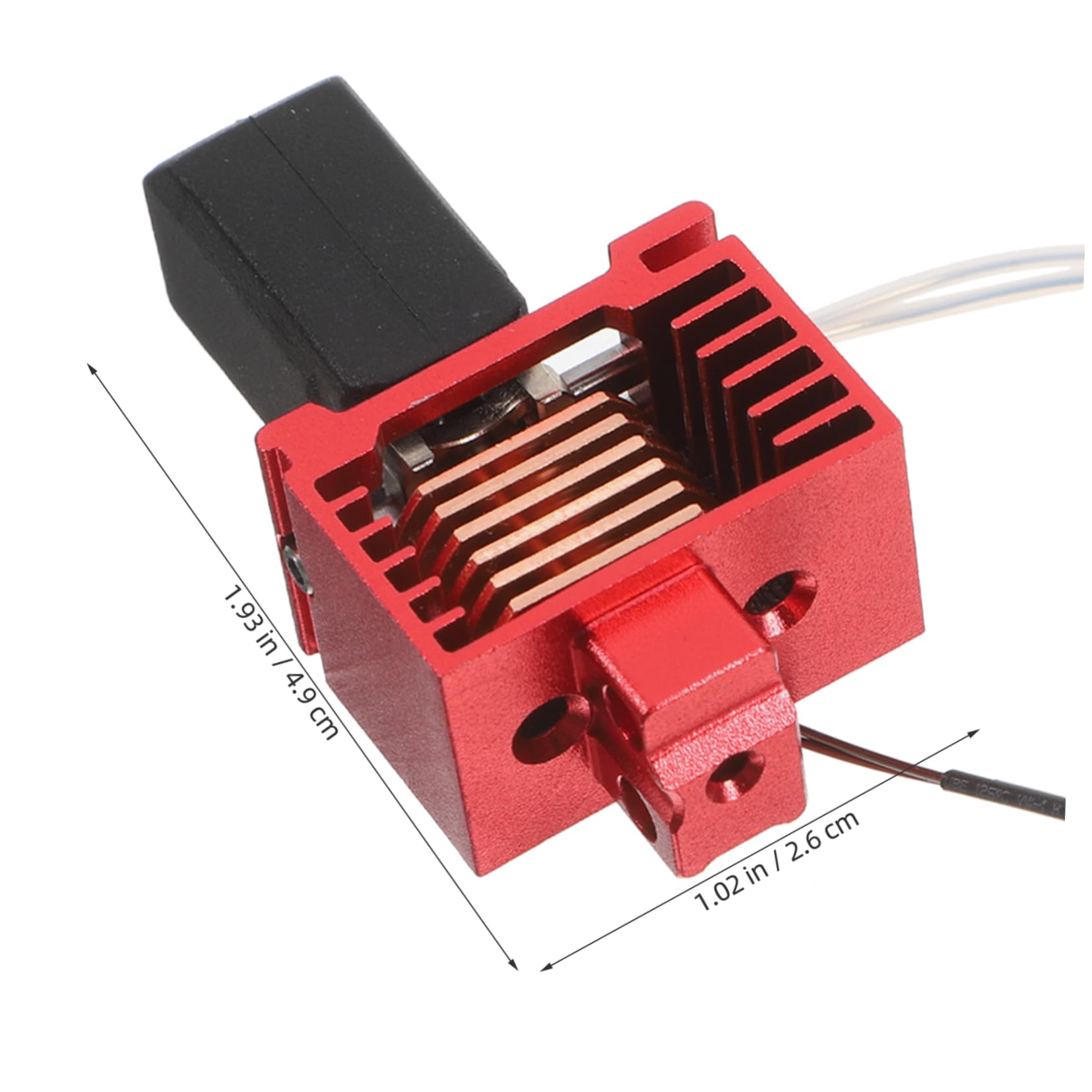 ABOOFAN Kit Estrusore Per Stampante in Metallo Modulo Hotend Ugello Intercambiabile Adatto Per Testina Estrusione Supporti Per Hotend Per Migliorare Prestazioni Ad Alta Risoluzione