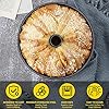 E-far Angel Food Cake Pan Set of 2, 10-Inch Non-stick Tube Pan for Baking Pound Chiffon Cake, One-piece Design, Easy Release & Clean up #5