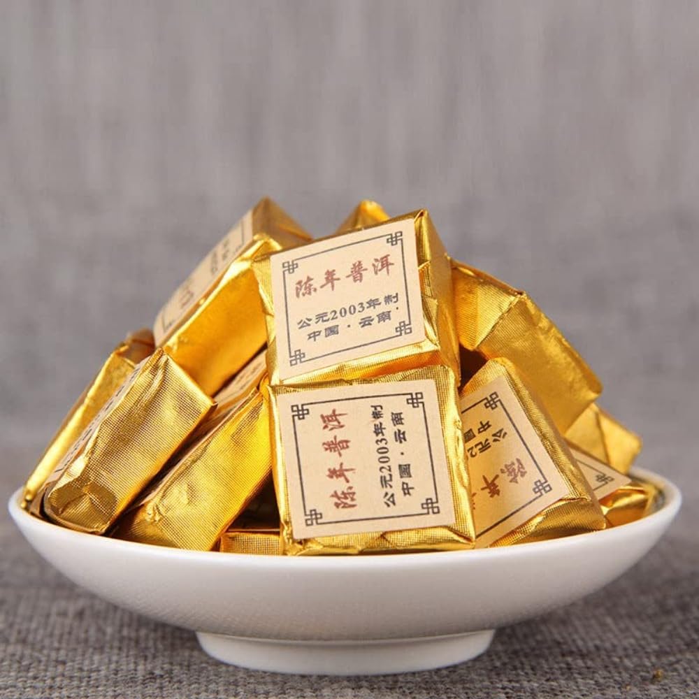 Dojrzała Herbata Pu'er Cegła 250g Pudełko Czarna Puerh