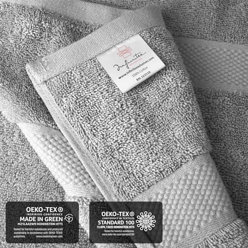 image for Infinitee Xclusives– Luxury Bath Sheets Towels – 2 Pack 600 GSM (3
