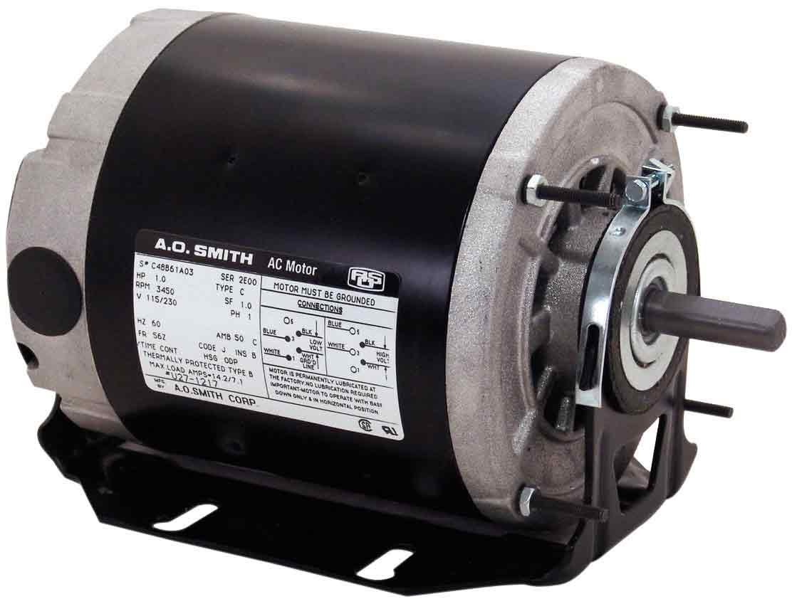 Century ARB2034L3 Split Phase Resilient, 56Z Frame, 1/3-HP, 1725