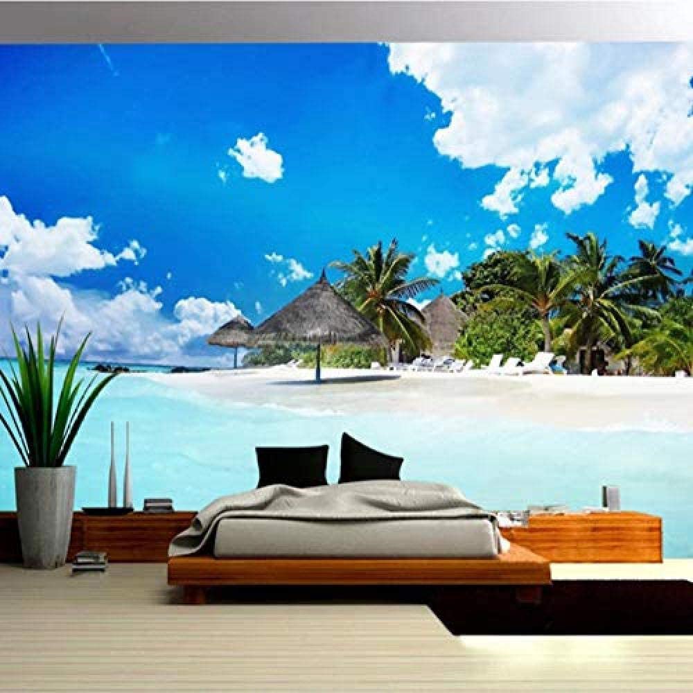 Murales De Pared De Pelar Y Pegar Baño Papel Pintado Removible Para El Dormitorio Sirena Roja 3D Render 3D Autoadhesivo Pegatinas De Pared Calcomanías Carteles De Pared Ext 300 x 210 cm (ancho x alto