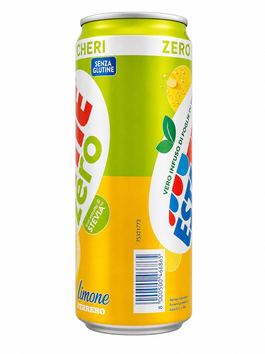 Italian Gourmet Bundle Zuckerfreier Zitronen-Eistee 48x 330ml + Italian Gourmet Polpa Gratis – Erfrischungsgetränk mit Tee-Aufguss, Zitrone & Stevia-Extrakt, glutenfrei 15,84L