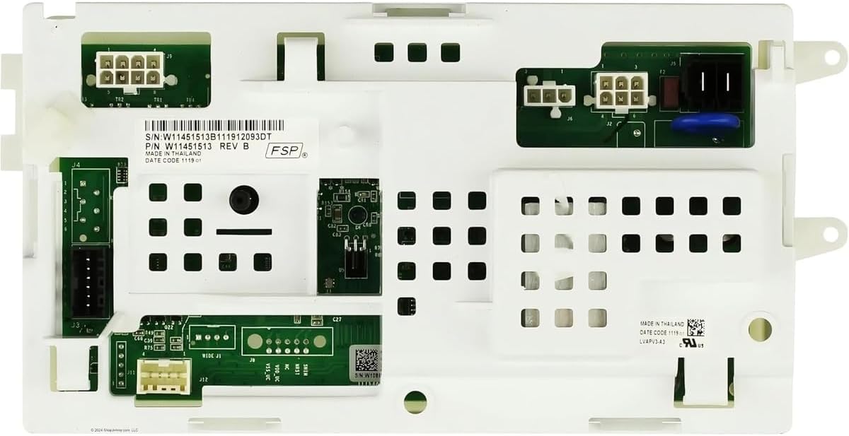 W11451513 for Whirlpool Stacked Washer Dryer Laundry Center Control Board