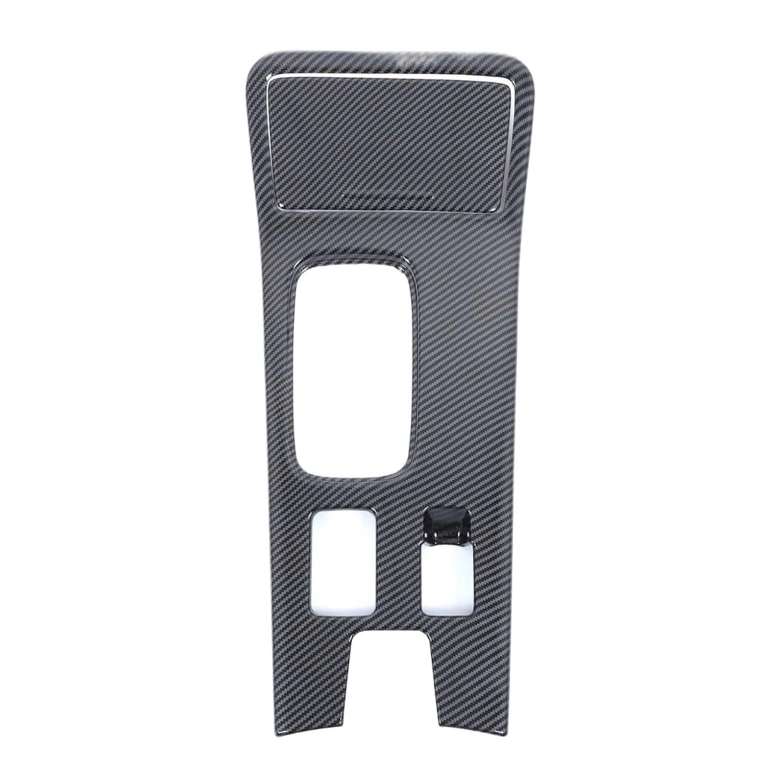 ABS Carbon Fiber Car Center Console Gear Shift Panel Cover Frame Sticker Trim Compatible for Mitsubishi Outlander 2019-2022 Automatic