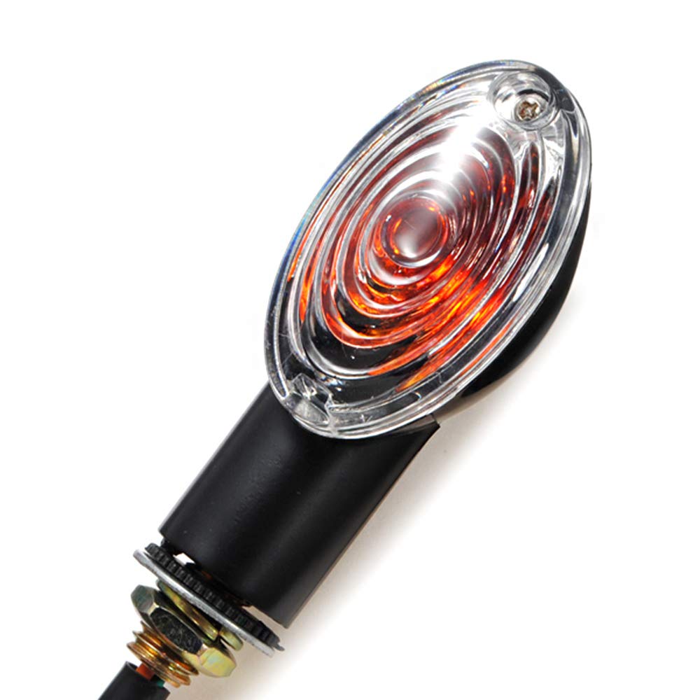 4pcs Intermitentes Indicadores de Motocicleta Mini Luces de Señal de Vuelta 12V Universal Impermeable para Moto Scooter Quad Cruiser Off Road