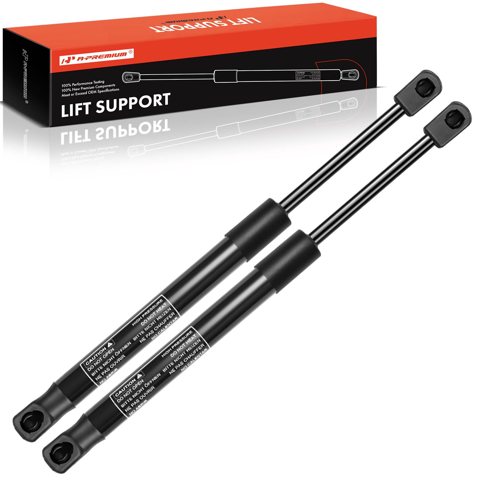 A-Premium Front Hood Lift Supports Shock Struts Compatible with Select Volvo Models - S60 2011-2018, S60 Cross Country 2016-2018, V60/V60 Cross Country 2015-2018 - Replace# 31278769 (2-PC Set)