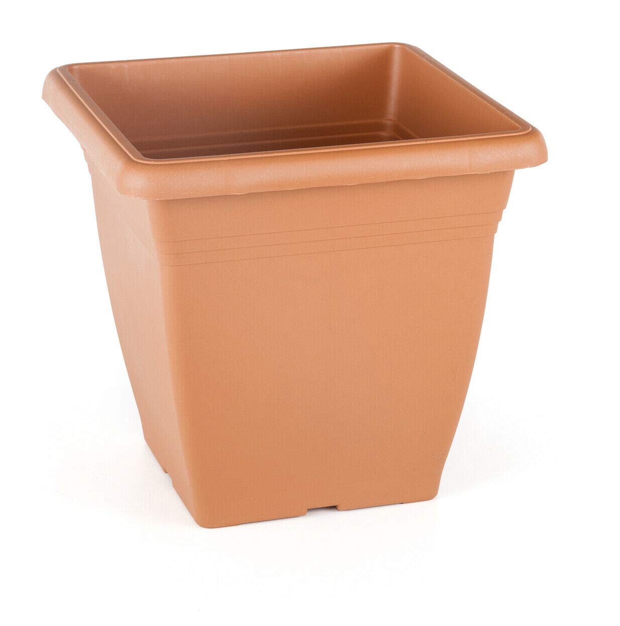 Tamersgifts Terracotta Large Tall Flower Vegetable Water Plant Planter Plant Pots Square - 3 Colours (, Length 40Cm X Width 40Cm X 36Cm Height)