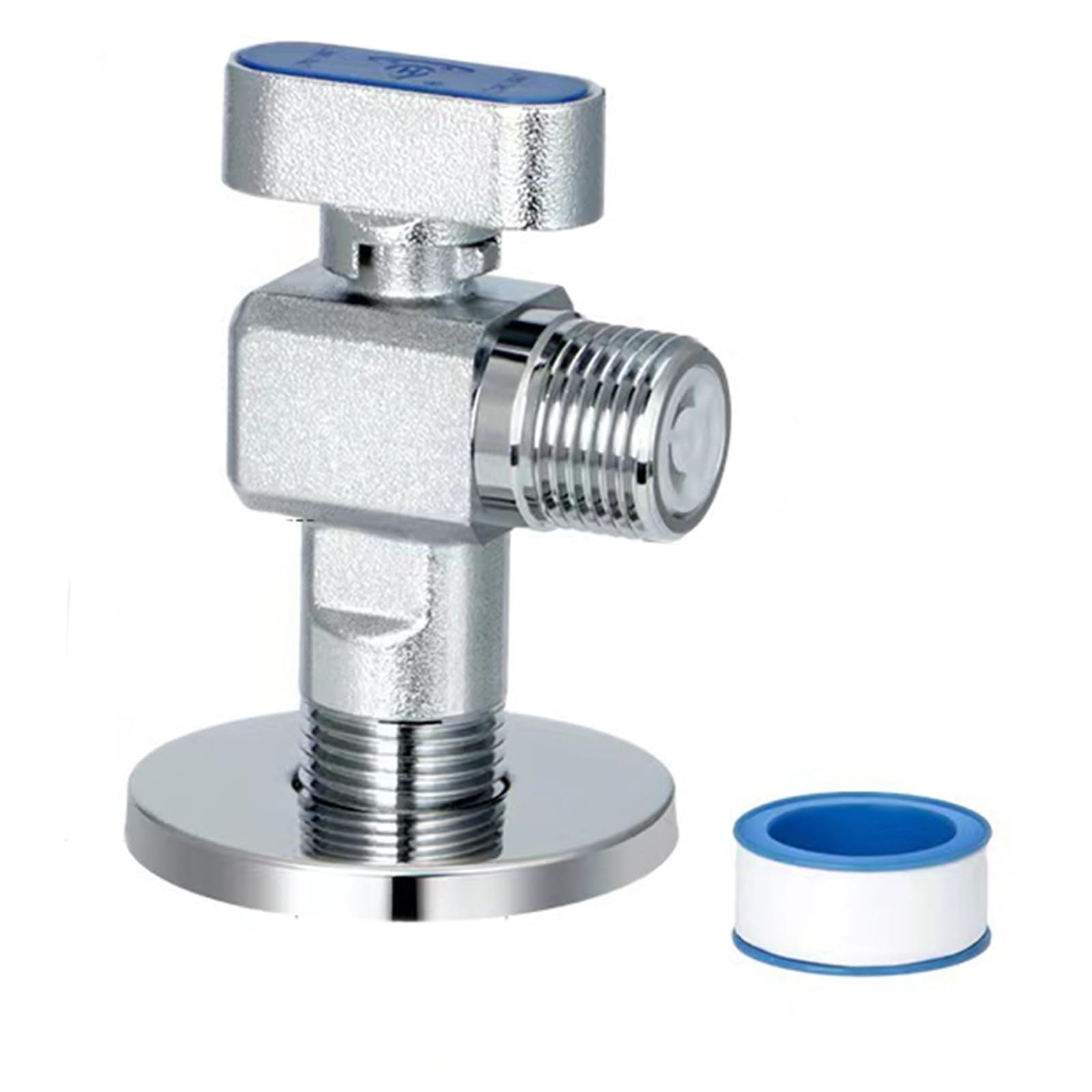 Brass Angles Valves 0.5 Inch High Flows Erosion Resistant Water Control Valves for Bathroom Kitchen Plumbing Fixtures Brass Radiator