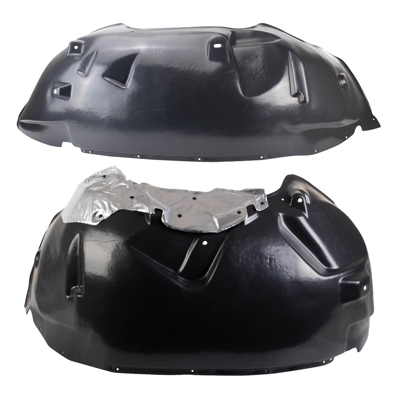 TRQ Front Inner Fender Liner Set | For 2005-2010 Dodge Dakota 2011 Ram CH1248129 CH1249129