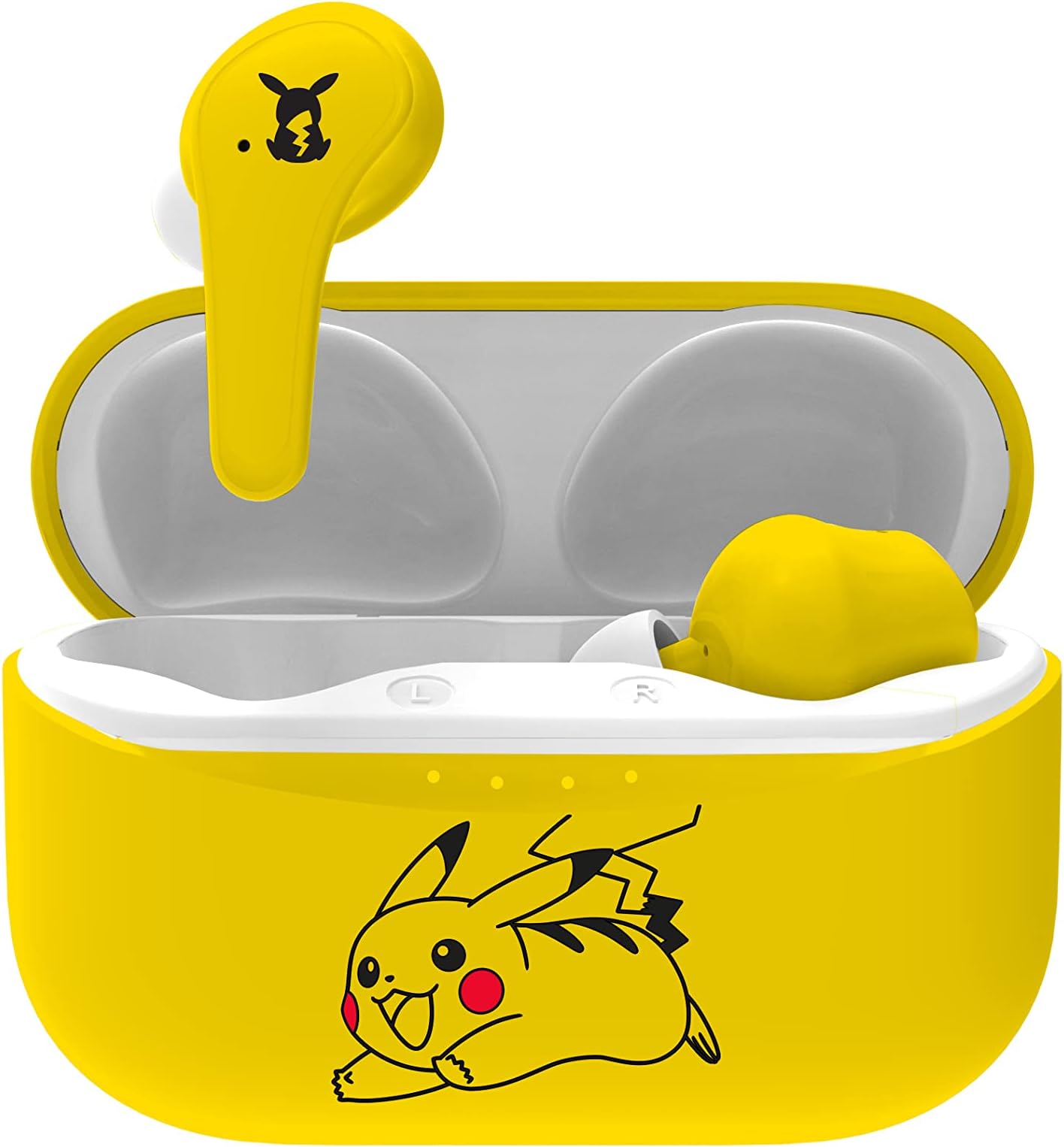 OTL Technologies Pokemon Pikachu Wireless Bluetooth V5.0 Headphones with Charging Case, One Size
