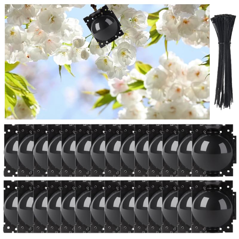 GALUIN 28 Pack Plant Root Growing Box 8cm, Reusable Air Layering Pods High Pressure Propagation Balls for Fast Propagation Plants (Black)