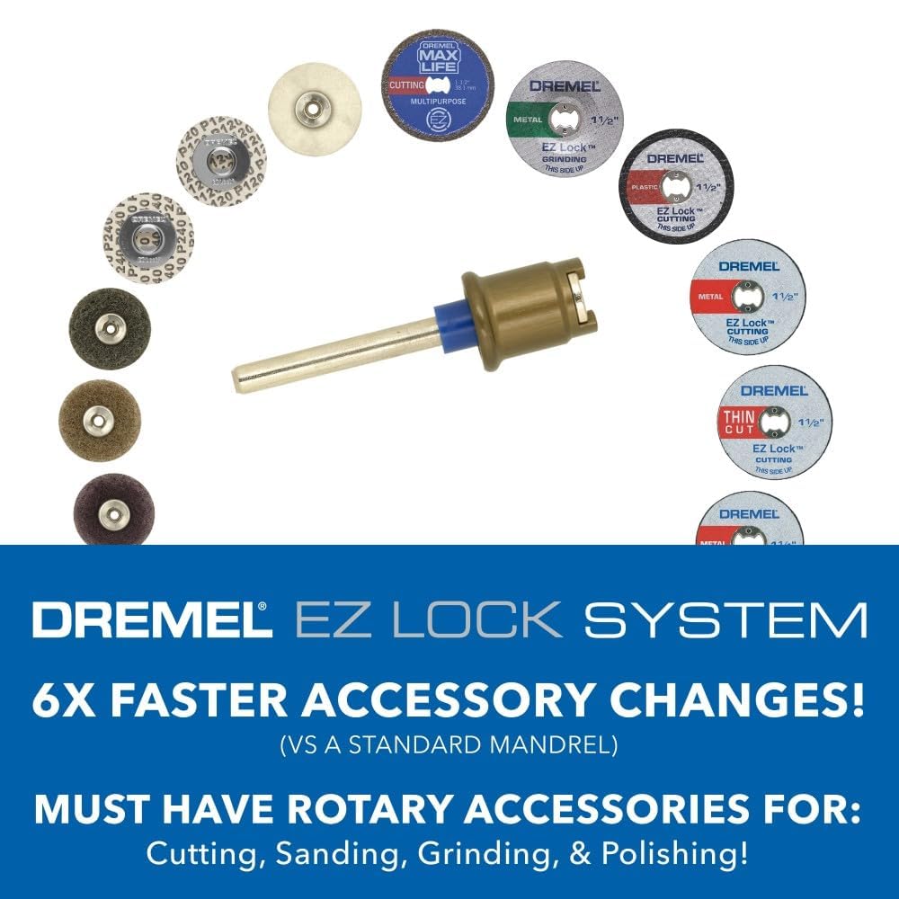 Dremel EZ Lock Mandrel - Faster Accessory Changes -3 Dremel EZ Lock Mandrel - Faster Accessory Changes -3