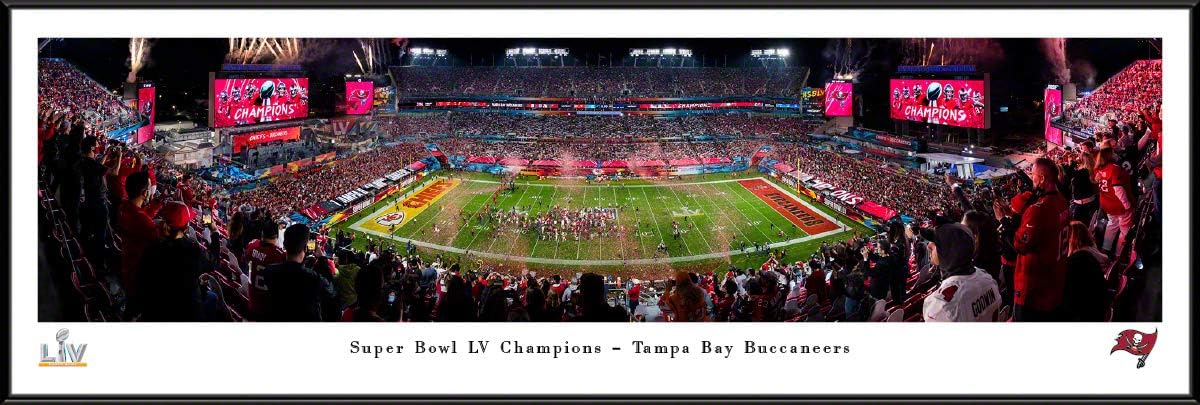 Super Bowl LV Champions (2021) - Tampa Bay Buccaneers - Panoramic Posters and Wall Decor by Blakeway Panoramas