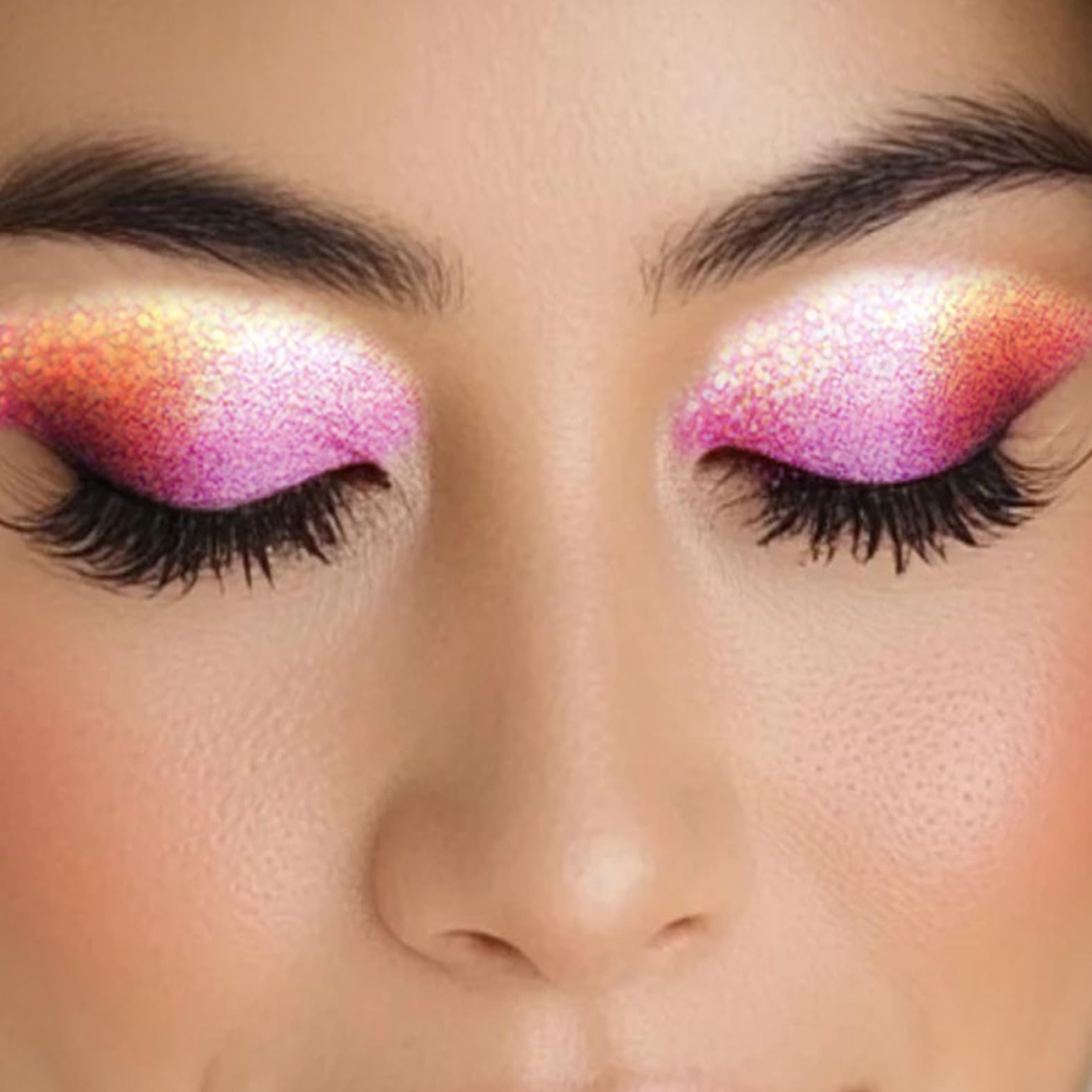 Eye Shadow Glitter Tattoo Sticker For Women Girls & Female Waterproof, Temporary Tattoo Sparkly Glittery Eyes Fashion Accessories Makeup Stickers, Colorful Gradient Effect (SFYZ-021)-image-48