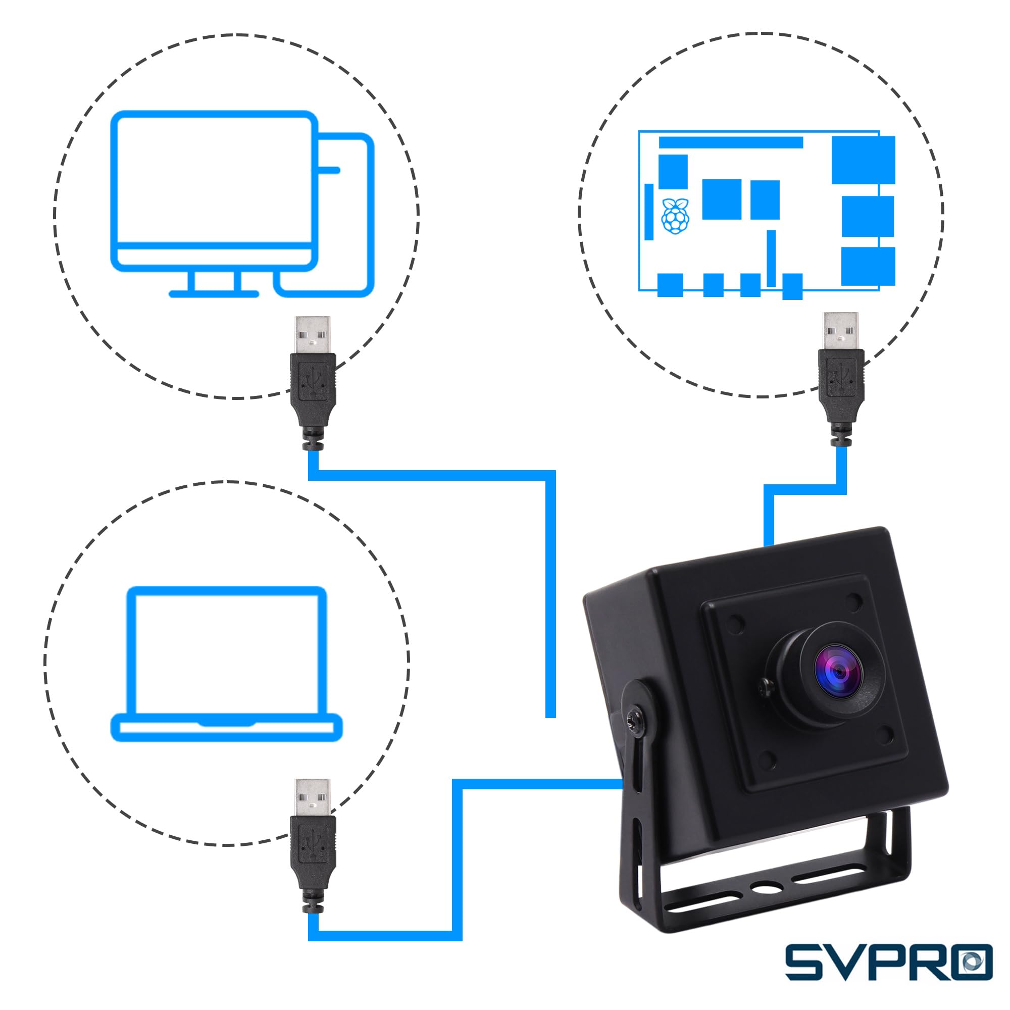 Amazon.com: SVPRO 5MP USB Camera Distortion-Free HD Computer