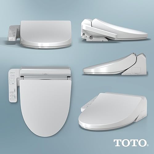 Miniatura 4 de TOTO WASHLET SW3004#01 - Asiento de inodoro electrónico A2 con asiento térmico y tapa SoftClose, alargado, color blanco algodón